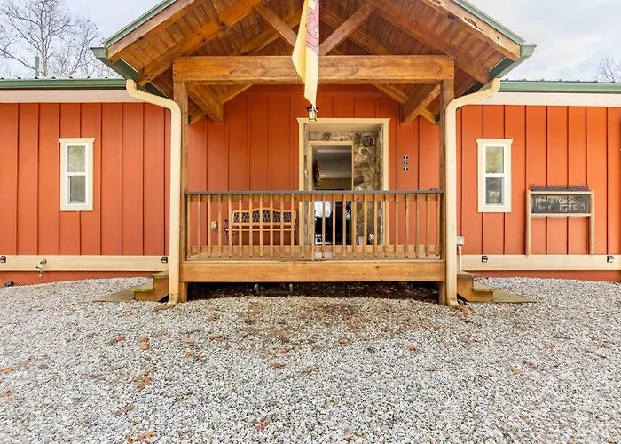 Red Rooster Family Cabin W/Hot Tub+Fire Pit+View